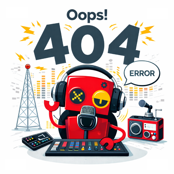 Error 404 robot - page not found