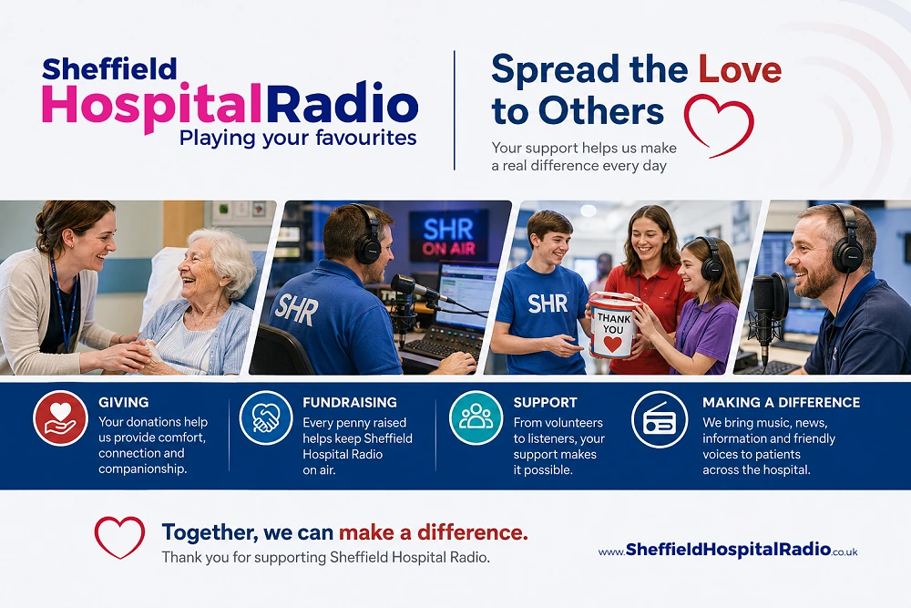 Charity findraising in support of Sheffield Hospital radio